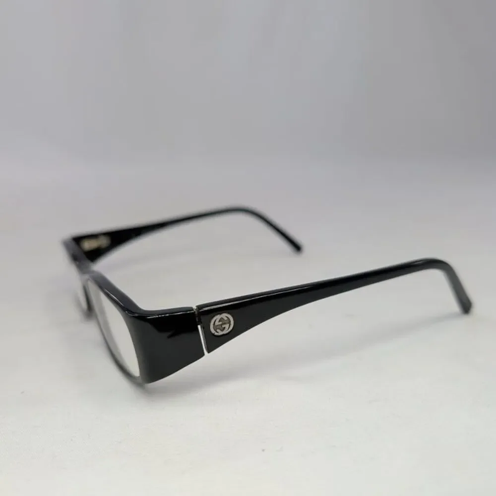 Gucci GG 2511 Eyeglass Frames Womens Black Rectangular GG Logo Italy Pre-Owned - Picture 3 of 9